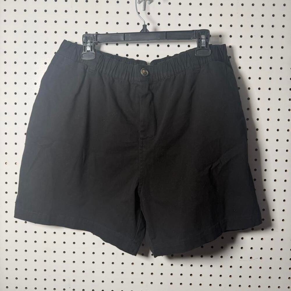 Cove Shorts Men’s 38 Black 5” Chino Casual Elastic Waist